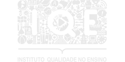 Logo IQE, Instituto Qualidade no Ensino, cliente da Cacoete Produções